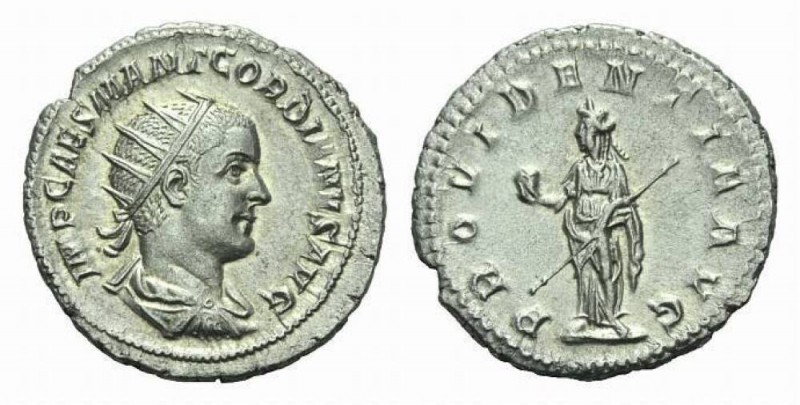 Gordian III, 238-244 Antoninianus circa 238, AR 22.5mm., 3.33g. IMP CAES M ANT G...