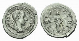 Gordian III, 238-244 Denarius circa 241, AR 21.5mm., 3.83g. IMP GORDIANVS PIVS FEL AVG Laureate and draped bust right. Rev. VENVS VICTRIX Venus standi...