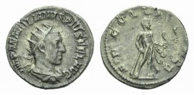 Aemilian, 253 Antoninianus circa 253, AR 22mm., 3.55g. IMP AEMILIANVS PIVS FEL AVG Laureate, draped and cuirassed bust right. Rev. ERCVL VICTORI Hercu...
