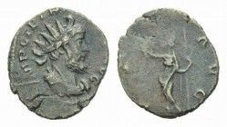 Tetricus I, 270-273 Antoninianus Treveri circa 270-273, billon 18.5mm., 2.51g. IMP C TETRICVS P F AVG Radiate, draped and cuirassed bust right. Rev. P...