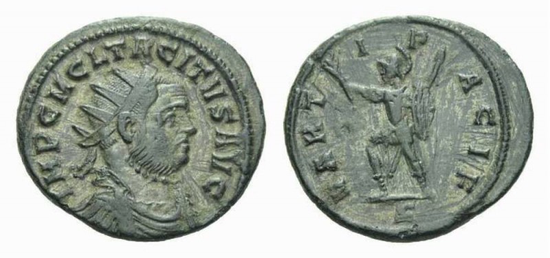 Tacitus, 275-276 Antoninianus Ticinum circa 275-276, Æ 22mm., 3.52g. IMP C M CL ...