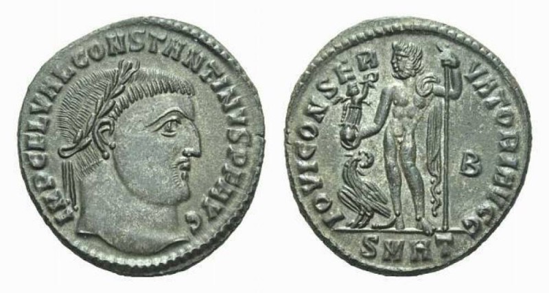 Constantine I, 307-337 Follis Heraclea circa 313-314, billon 20.5mm., 3.93g. IMP...