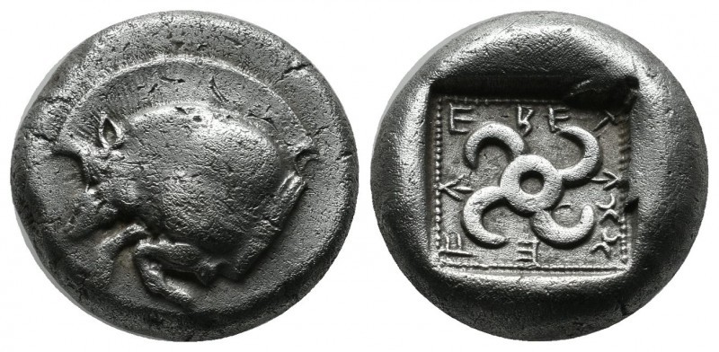 Dynasts of Lycia, Teththiveibi. Circa 450-430/20 BC. AR Stater (18mm, 8.43g). Fo...