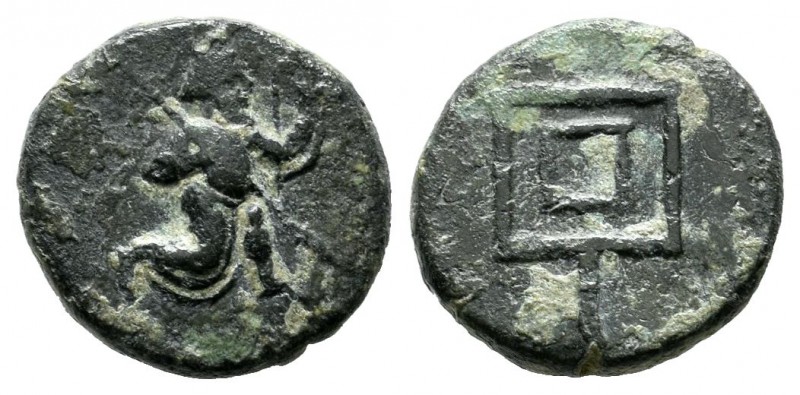 Ionia. Achaemenid Period. Uncertain satrap. ca.350-333 BC. AE (12mm, 1.56g). Per...