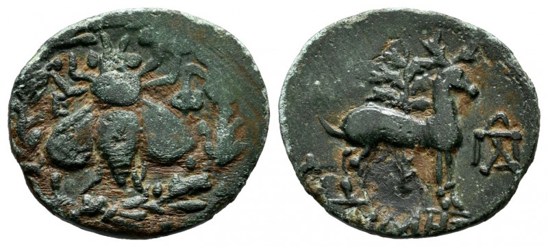 Ionia. Ephesos, circa 202-133 BC. Apollonios, magistrate. AE (18mm, 2.27g). Ε - ...