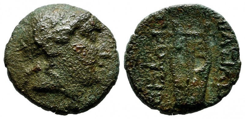 Kings of Bithynia. Prusias I Chlorus, 228-183 BC. Æ (17mm, 4.34g). Laureate head...