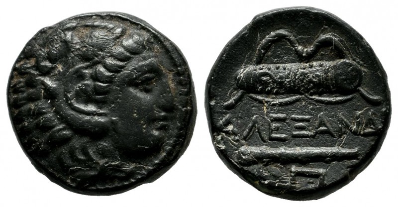 Kings Of Macedon, Alexander III 'the Great'. Circa 336-323 BC. AE (17mm, 5.00g)....