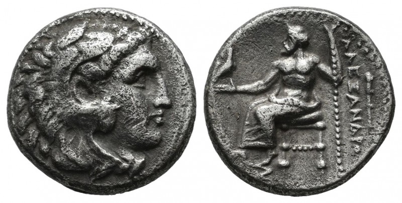 Kings Of Macedon. Alexander III 'the Great' (336-323 BC). AR Drachm (15mm, 4.14g...