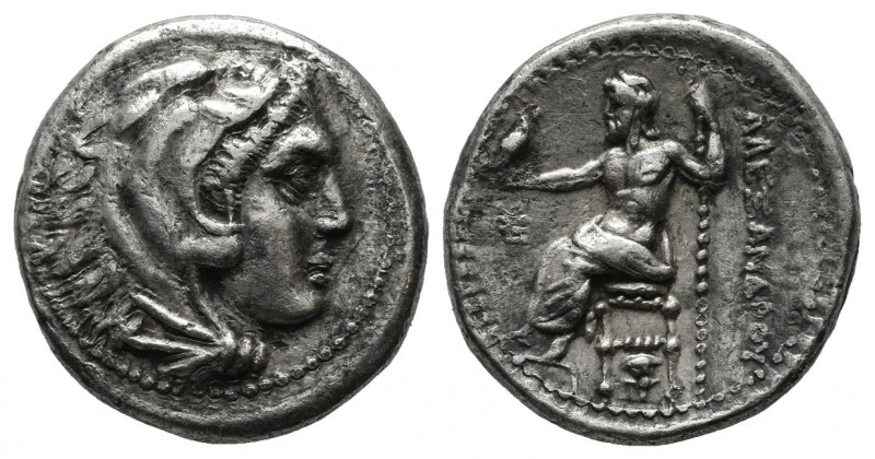 Kings Of Macedon. Alexander III 'the Great' (336-323 BC). AR Drachm (16mm, 4.08g...