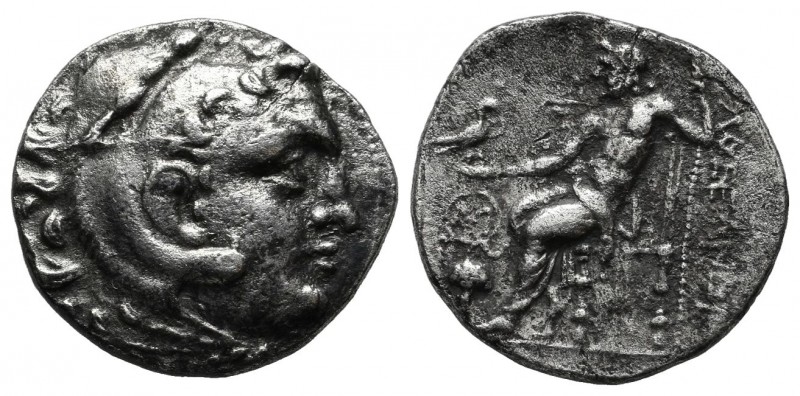 Kings Of Macedon. Alexander III. 336-323 BC. AR Drachm (18mm, 3.88g). Chios mint...