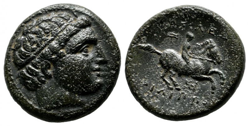 Kings of Macedon. Miletos. Philip III Arrhidaeus 323-317 BC. AE (18mm, 5.54g). D...