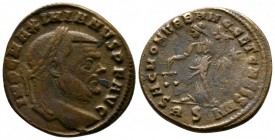 Maximianus 286-305 AD. (First reign), Æ Follis (27mm-9,41g). Rome mint. Struck c.300-301 AD. IMP C MAXIMIANVS P F AVG. Laureate head right / SAC MON V...