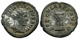 Philip I, AD 244-249. AR Antoninianus (22mm, 4.42g). Commemorating the Secular Games/1000th Anniversary of Rome. Rome mint, 5th officina. 10th emissio...