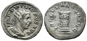 Philip I, AD 244-249. AR Antoninianus (23mm, 4.13g). Commemorating the Secular Games/1000th Anniversary of Rome. Rome mint, 5th officina. 10th emissio...