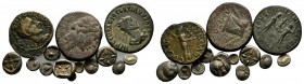Lot of 14 Greek&Roman Provincial Coins. Lot sold as it, no returns