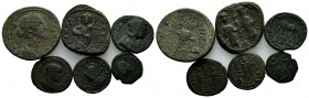 Lot of 6 Roman & Byzantine Coins. Lot sold as it, no returns.