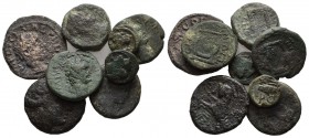 Lot of 8 Greek and Roman Provincial AE Coins / Sold As Seen, No Return!
