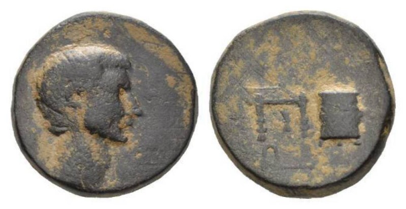 Asia Minor, Uncertain Bronze 27 BC-AD 14., Æ 25mm., 17.56g. Bare head r. Rev. Sp...