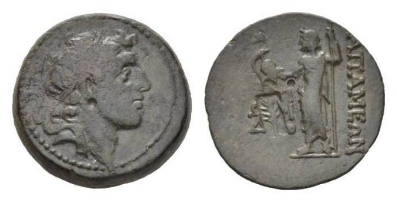 Syria, Apamea on the Axios Bronze Dated SE 163 (150/49 BC)., Æ 21mm., 7.95g. Lau...