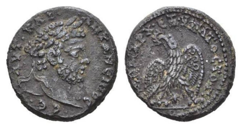 Caracalla, 198-217 Tetradrachm Laodicea circa 212, AR 25.5mm., 14.15g. Laureate ...