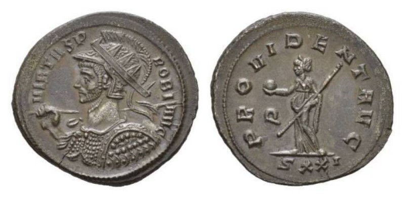 Probus, 276-282 Antoninianus Ticinum circa 277, billon 23.5mm., 3.95g. VIRTVS PR...