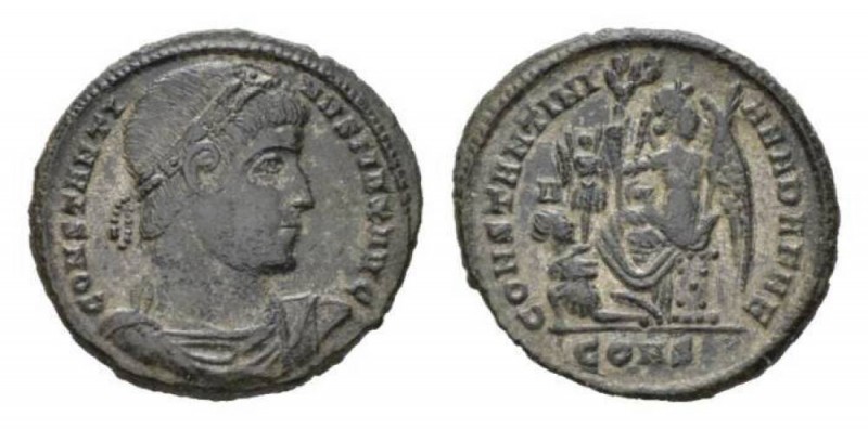 Constantine I, 307-337 Follis Constantinople circa 328, Æ 20.5mm., 3.02g. CONSTA...