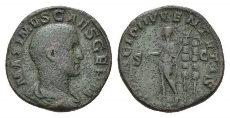 Maximus Caesar, 235-238 Sestertius circa early 236-April 238, Æ 29mm., 17.79g. M...