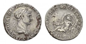 Trajan, 98-117 Denarius (plated) circa 103-111, AR 18mm., 301g. IMP TRAIANO AVG GER DAC P M TR P Laureate and draped bust r. Rev. COS V P P S P Q R OP...
