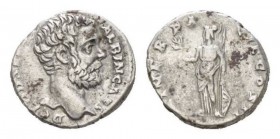 Clodius Albinus as Caesar, 193-195 Denarius circa 193-195, AR 18mm., 3.50g. D CLOD SEPT ALBIN CAES Bare head r. Rev.MINER PACIF COS II Minerva standin...
