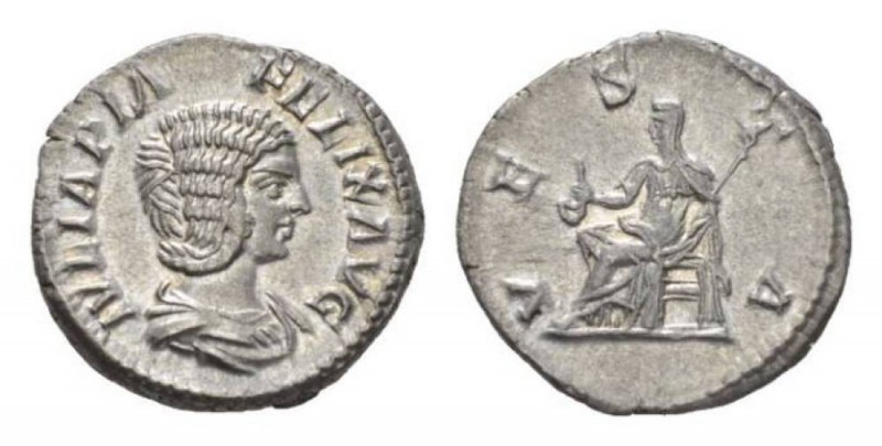 Julia Domna, wife of Septimius Severus Denarius circa 211 - 217, AR 18.5mm., 3.1...