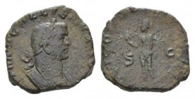 Gallienus, 253-268 Sestertius circa 260-268, Æ 24mm., 14.70g. Laureate and cuirassed bust r. Rev. Pax standing l. holding olive branch and sceptre. C ...