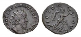 Laelianus, 268 Antoninianus Moguntiacum or Treviri circa 268, billon 20mm., 2.93g. IMP C LAELIANVS P F AVG Radiate and cuirassed bust r. Rev. VICTO – ...