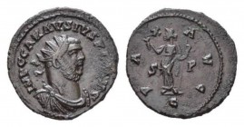 Carausius, 287-293 Antoninianus "C" mint circa 286-293, billon 23mm., 3.99g. IMP C CARAVSIVS P F AVG Radiate and cuirassed bust r. Rev. PA – X – AVG P...