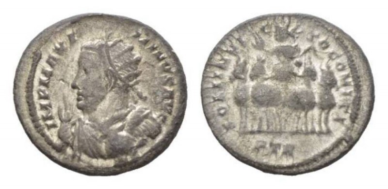 Galerius Maximianus, 305-311 Unit Treveri circa 310, billon 19.5mm., 2.95g. Radi...