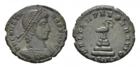 Constans, 337-350 Follis circa 348-350, Æ 19.5mm., 2.64g. D N CONSTA – NS P F AVG Pearl and rosette-diademed, draped and cuirassed bust right. Rev. FE...