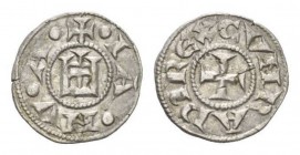 Genova, Repubblica, 1139-1339. Denaro 1272 Holy Roman Emperor Conrad II, AR 17mm., 0.82g. CNI III 18. Biaggi 835.

Good Very Fine.

In addition, w...