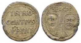 Roma, Innocenzo IV (Sinibaldo de Fieschi), 1243-1254 Bolla 1243-1254, Æ 37.5mm., 45.43g. Serafini I.

Nice light brown patina. Good very fine.