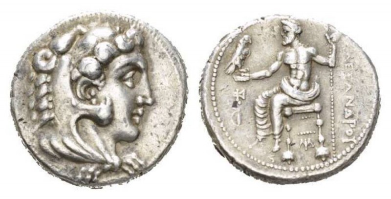 Kingdom of Macedon, Alexander III, 336-323 and posthumous issueMyriandros Tetrad...