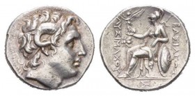 Kingdom of Thrace, Lysimachus, 323 – 281Ephesos Tetradrachm 294-287, AR 29.5mm., 17.23g. Diademed head of the deified Alexander r., with horn of Ammon...
