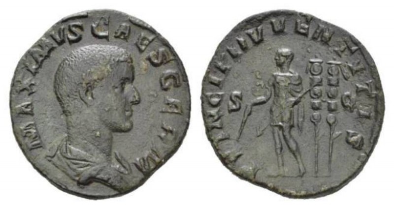 Maximus Caesar, 235-238 Sestertius 236-238, Æ 29mm., 18.88g. MAXIMVS CAES GERM D...