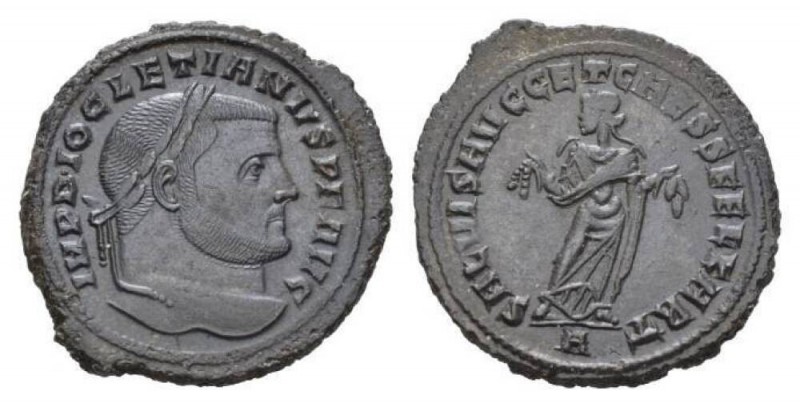 Diocletian, 284-305 Follis Carthage 299-303, Æ 28mm., 10.51g. IMP DIOCLETIANVS P...