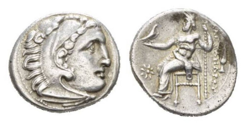 Kingdom of Macedon, Philip III Arrhidaios, 323-317Colophon Drachm 322-319, AR 19...