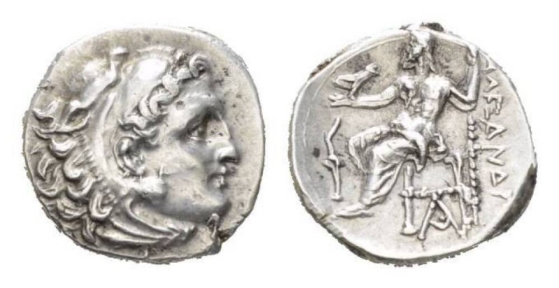 Kingdom of Macedon, Philip III Arrhidaios, 323-317Sardes Drachm 322-319, AR 16.5...