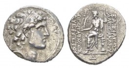 The Seleucid Kings, Alexander I Balas, 152-145Antioch on the Orontes Tetradrachm 150-146, AR 29mm., 16.01g. Diademed head of Alexander r. Rev. BAΣIΛEΩ...