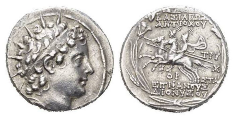 The Seleucid Kings, Antiochus VI Dionisus, 144-142Antioch Tetradrachm 143-142, A...