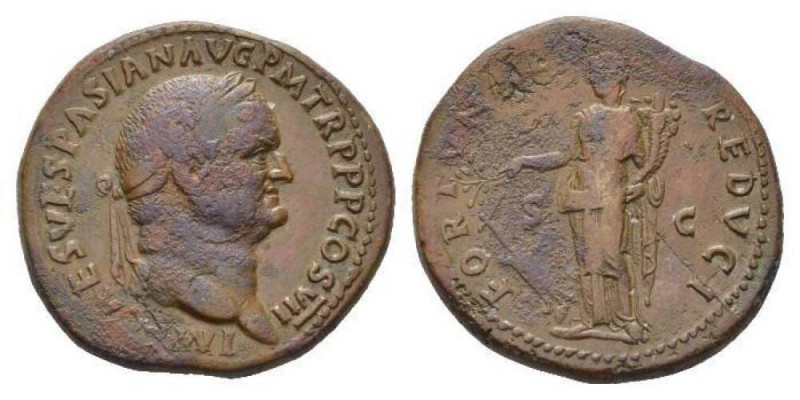 Vespasian, 69-79 Sestertius 76, Æ 34mm., 26.55g. IMP CAES VESPAS AVG P M TR P P ...