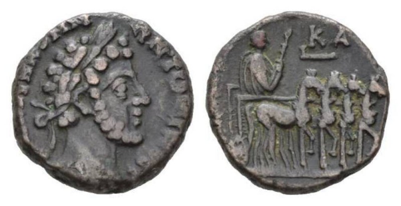 Commodus, 177-192 Tetradrachm Alexandria 180-181, billon 23.5mm., 11.25g. Laurea...