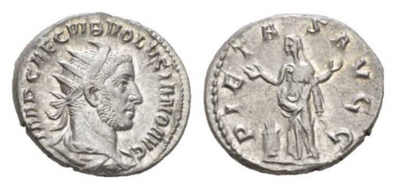 Volusian, 251-253 Antoninianus 253, AR 21mm., 5.09g. IMP CAE C VIB VOLVSIANO AVG...