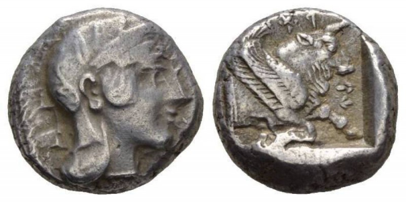 Lycia, Klerei, 410-390.uncertain mint Stater 440-410, AR 18mm., 8.50g. Helmeted ...