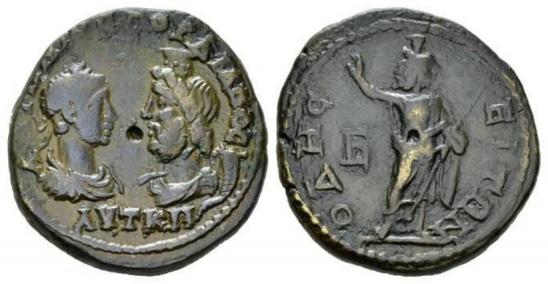 Moesia, Odessus Gordian III, 238-244 Pentassarion 2138-244, Æ 26mm., 12.54g. Lau...